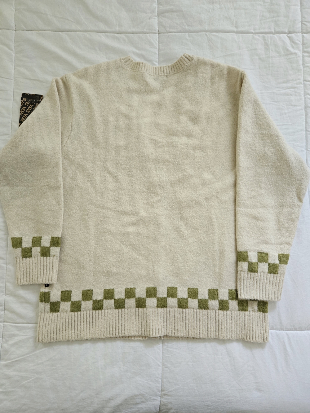 Van's Lowcheck Cardigan | Turtledove | XS/S - Picture 3 of 4